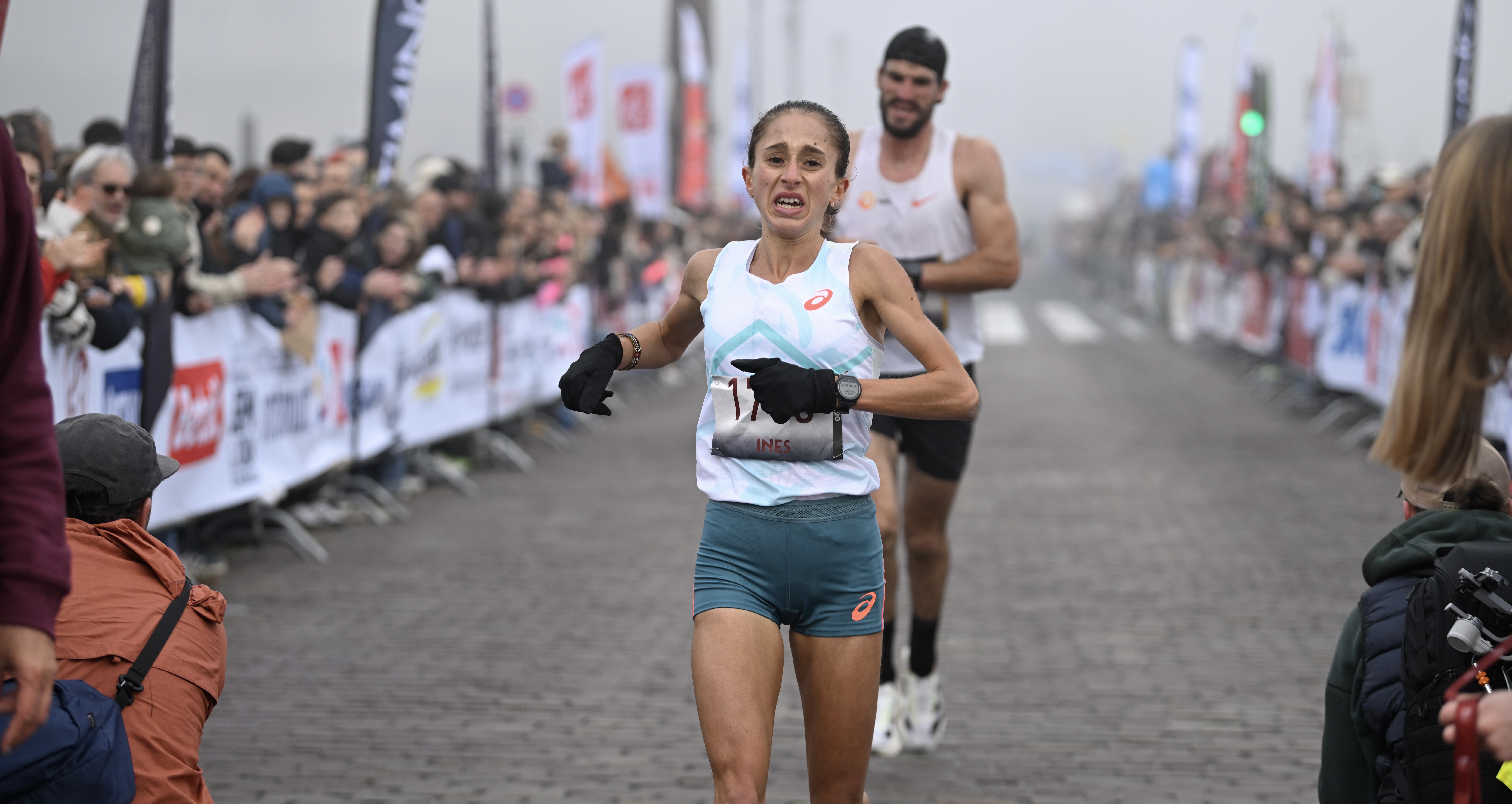 Inès Hamoudi au test de Valence
